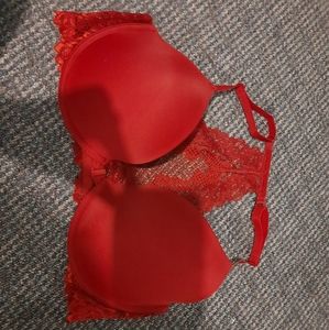 Push up, racer back bra